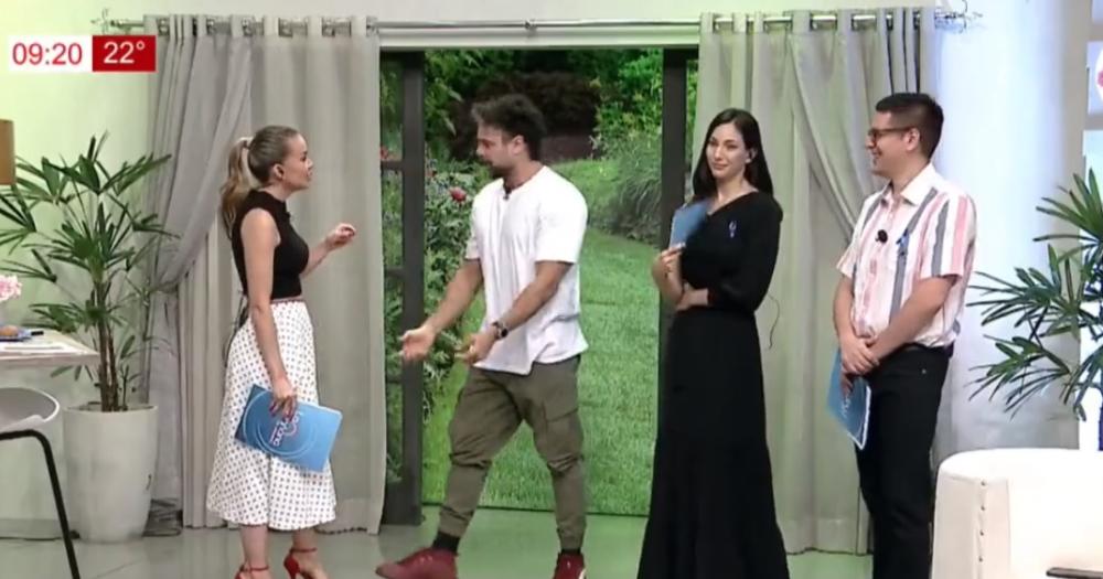 Luciano Castro no la pasó bien en un programa