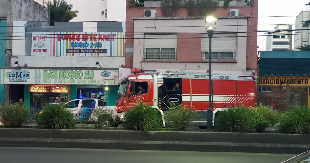 Intervino una dotación de los Bomberos de Lomas