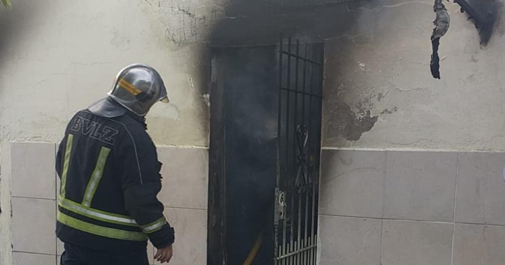 En el lugar trabajaron dos dotaciones de los Bomberos de Lomas