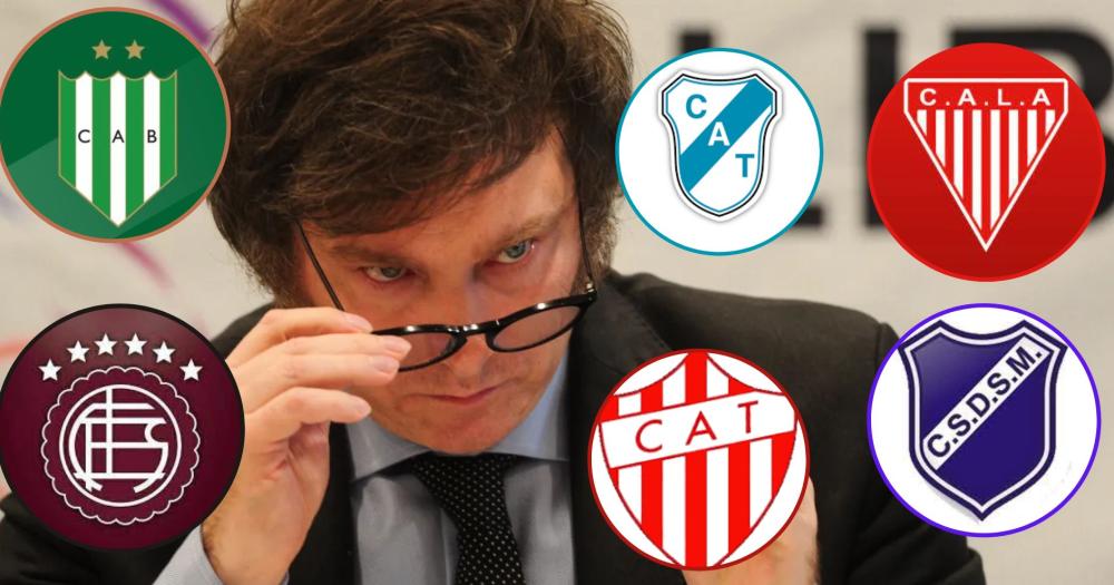 Clubes en contra de las SAD que propone Milei