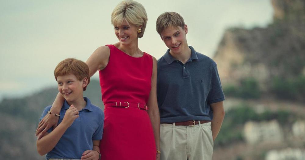 Lady Di y sus dos hijos