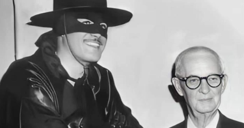 El autor y el protagonista de El Zorro