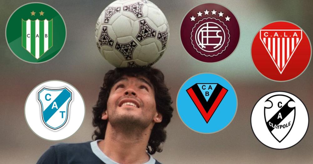 Maradona presente en los clubes de la zona Sur