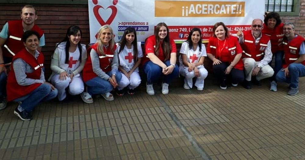 Los voluntarios de la Cruz Roja recibirn las donaciones