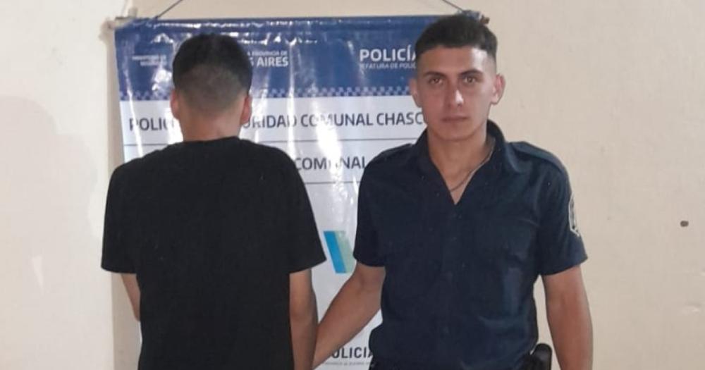 El joven fue detenido por la Policía de Chascomús