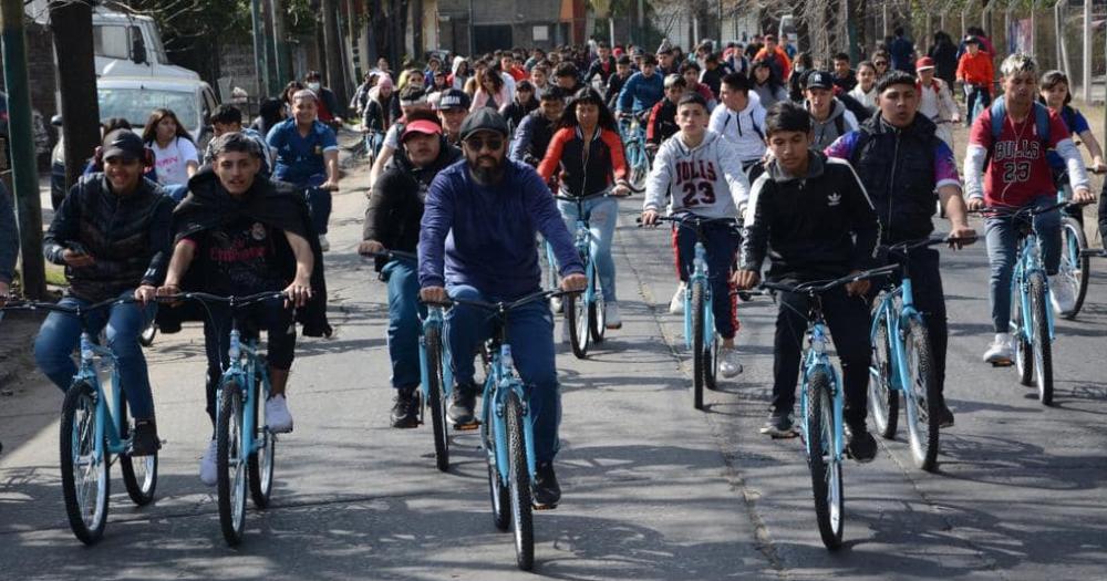 El programa Lomas en Bici llegó a todos los barrios