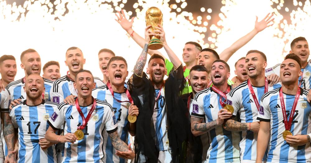 Hace exactamente un año Lionel Messi y compañía levantaban la copa del mundo en Qatar