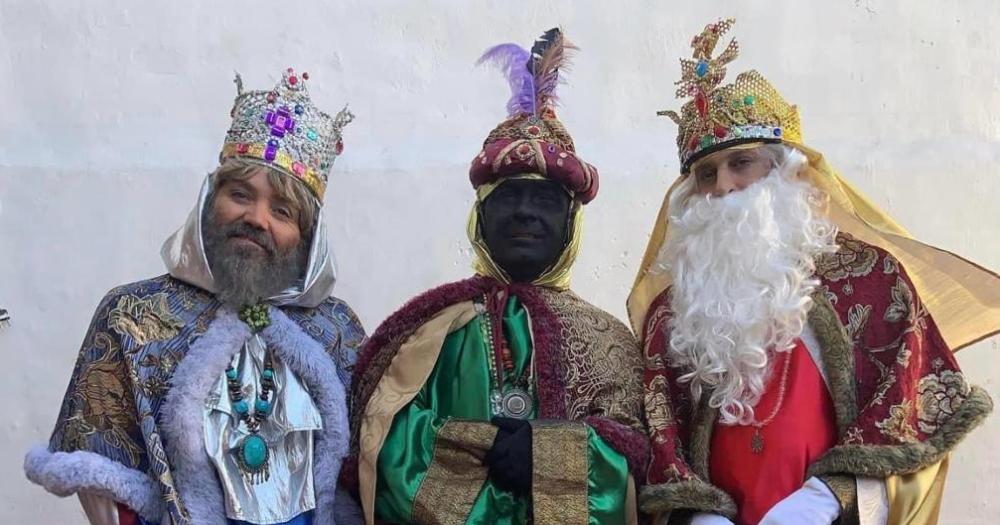 Los Reyes Magos a la espera de lo que ser la caravana del próximo 5 de enero