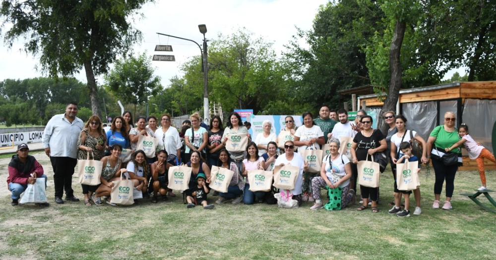 El encuentro de la red de soberanía alimentaria se hizo en el Parque de Lomas