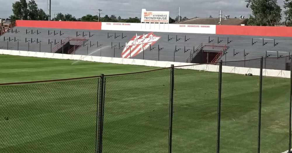 El estadio Pablo Comelli luce impecable