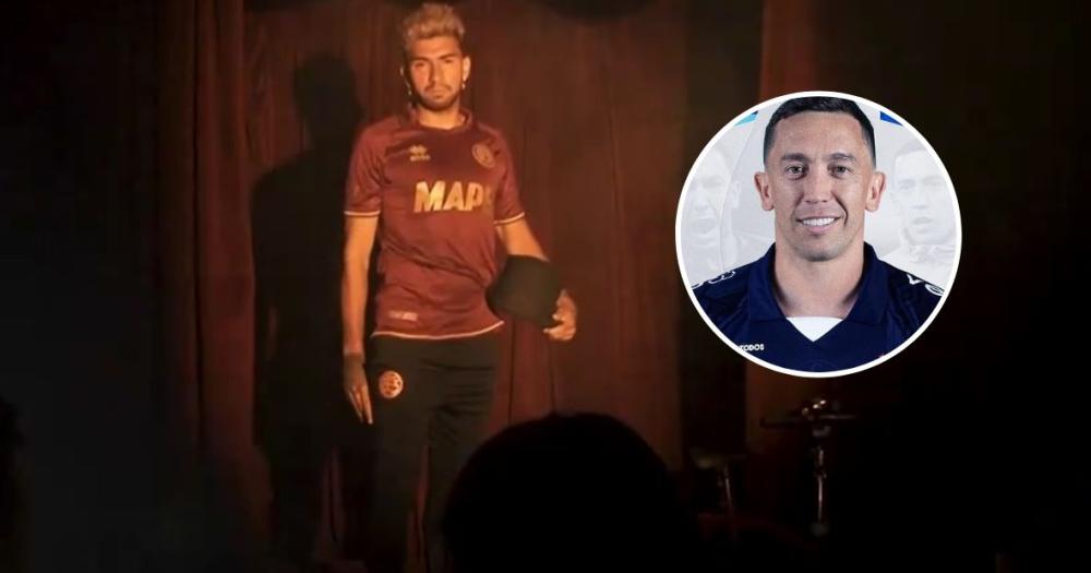 Lanús le tiró un palito a Agustín Marchesín en la presentación de Marcelino Moreno