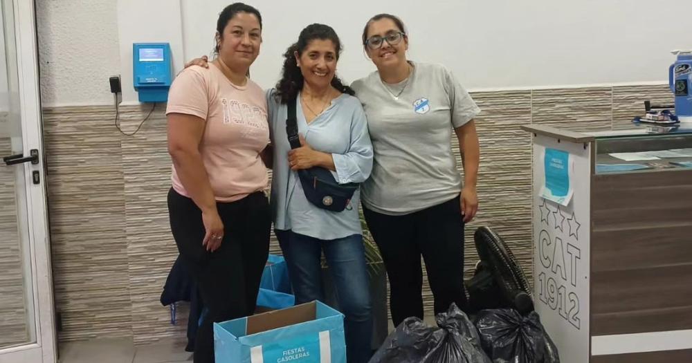 Ayudaron con bolsas de ropa de una campaña que se realizó el año pasado