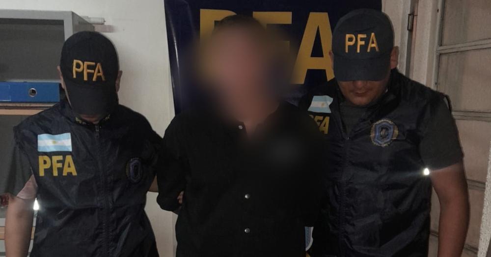 La detención fue realizada por la Policía Federal