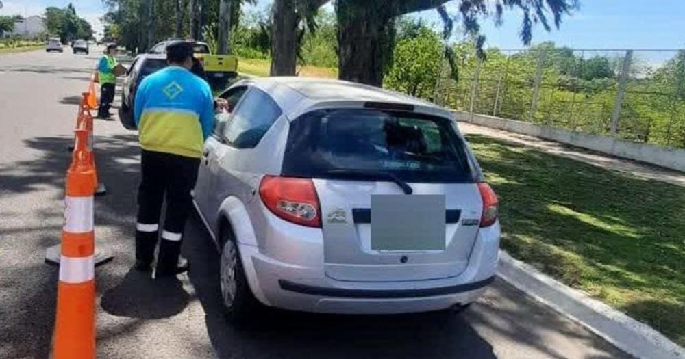 Los uniformados incautaron el auto del acusado