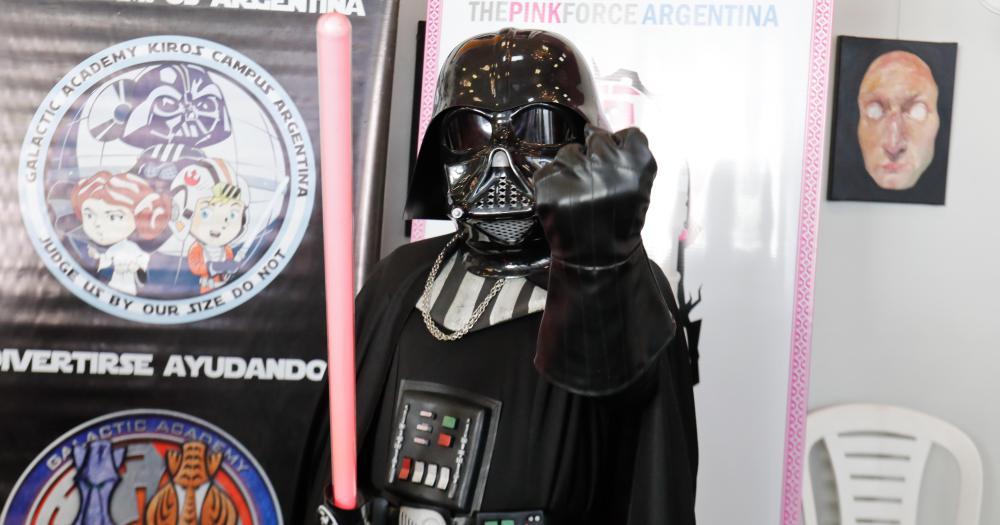 Darth Vader dir presente en el evento