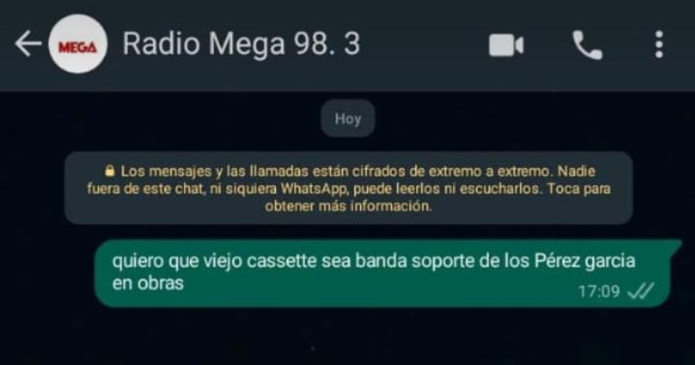 Los vecinos ya empezaron a apoyar a Viejo Cassette