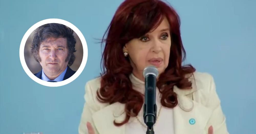 Cristina Kirchner cuestionó de manera durísima a Javier Milei