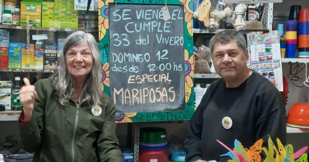 Tamara y Eduardo siempre al frente del local hace ms de tres décadas