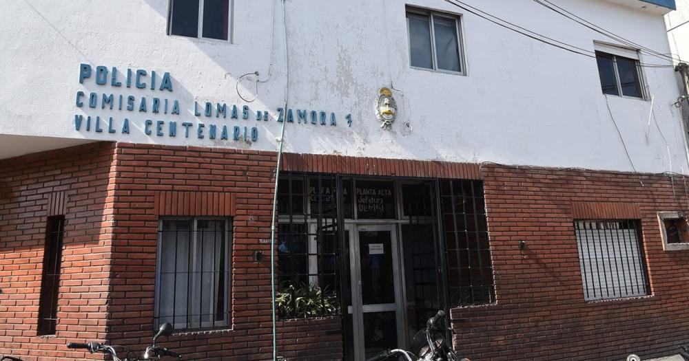 El detenido fue trasladado a la Comisaría de Villa Centenario