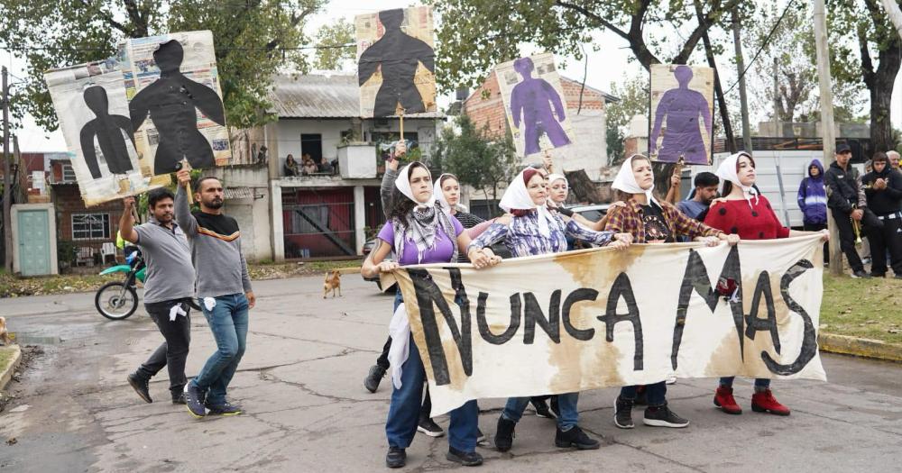 Homenajearon a Taty Almeida en una emotiva jornada por la memoria en Fiorito 