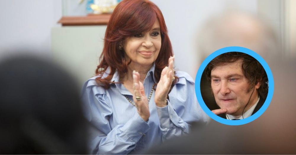 Cristina Kirchner volvió a criticar a Javier Milei