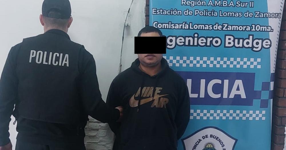 El detenido fue llevado a la Comisaría de Budge