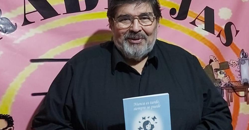 Nunca es tarde siempre se puede es el primer libro de Jorge Sosa