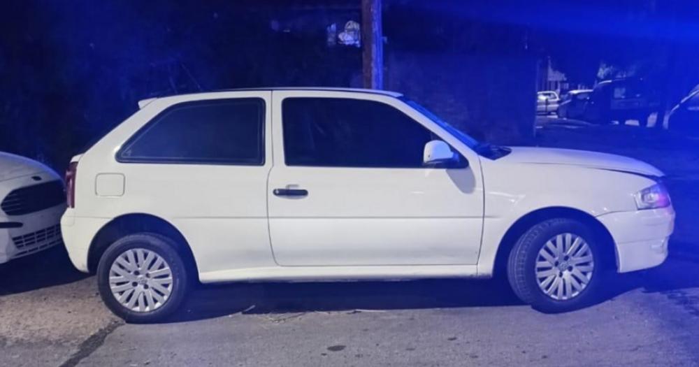 El vehículo sustraído tenía pedido de secuestro activo