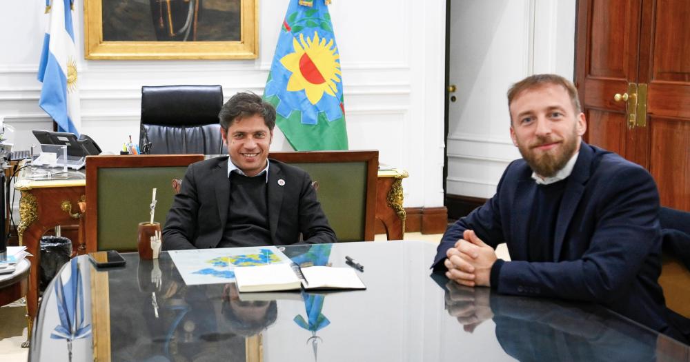 Federico Otermín se reunión con Axel Kicillof
