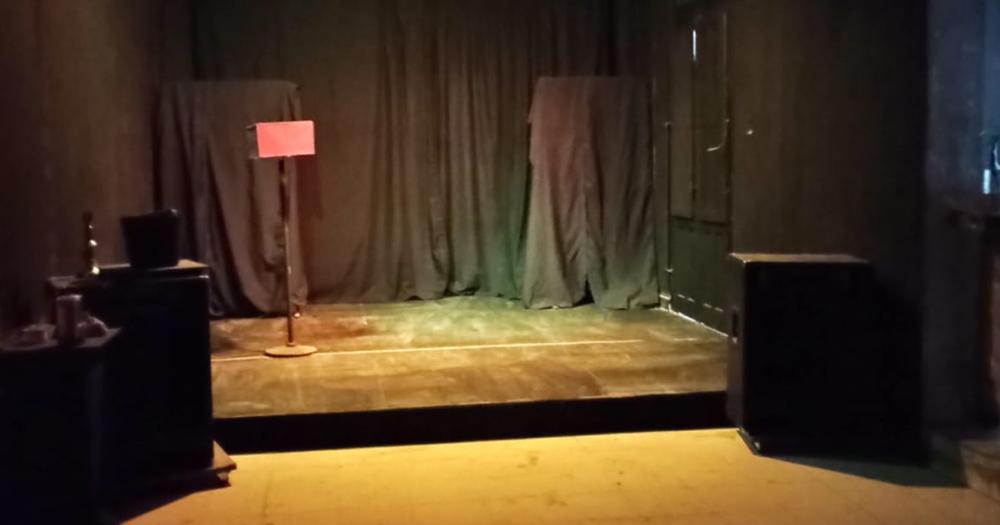 La sala de cine del espacio autogestivo cuenta con un cupo de hasta 50 personas