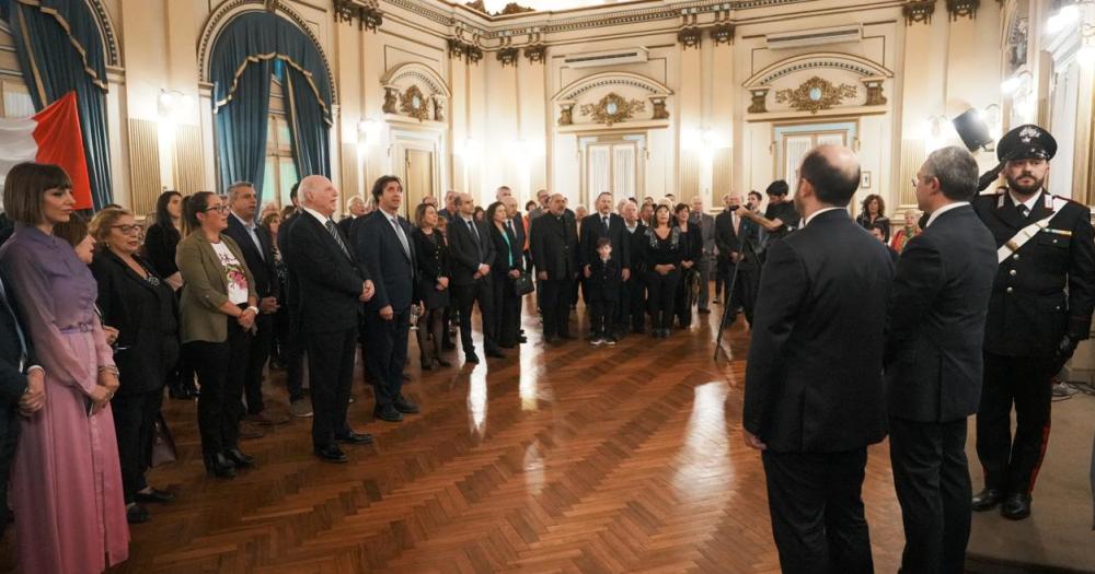 Hubo un gran marco para celebrar en Lomas el 78º aniversario de la República Italiana