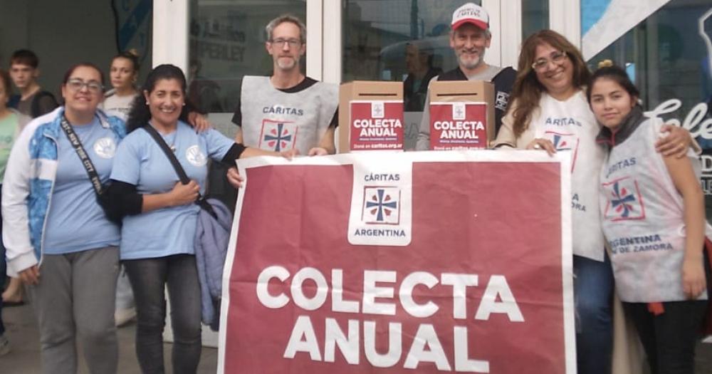 Una labor solidaria que fomentó la unión del Club Temperley con Critas Lomas