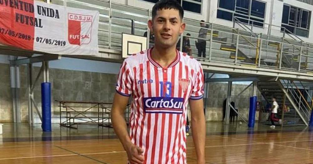 Enzo Delgado el jugador de Los Andes baleado