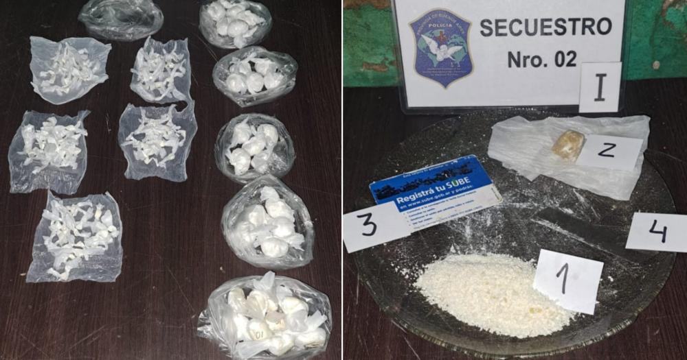 Ms de 1000 dosis de cocaína incautada en el operativo