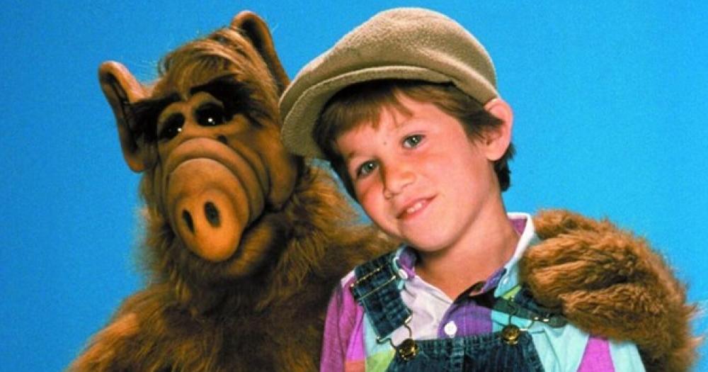 El actor junto a ALF