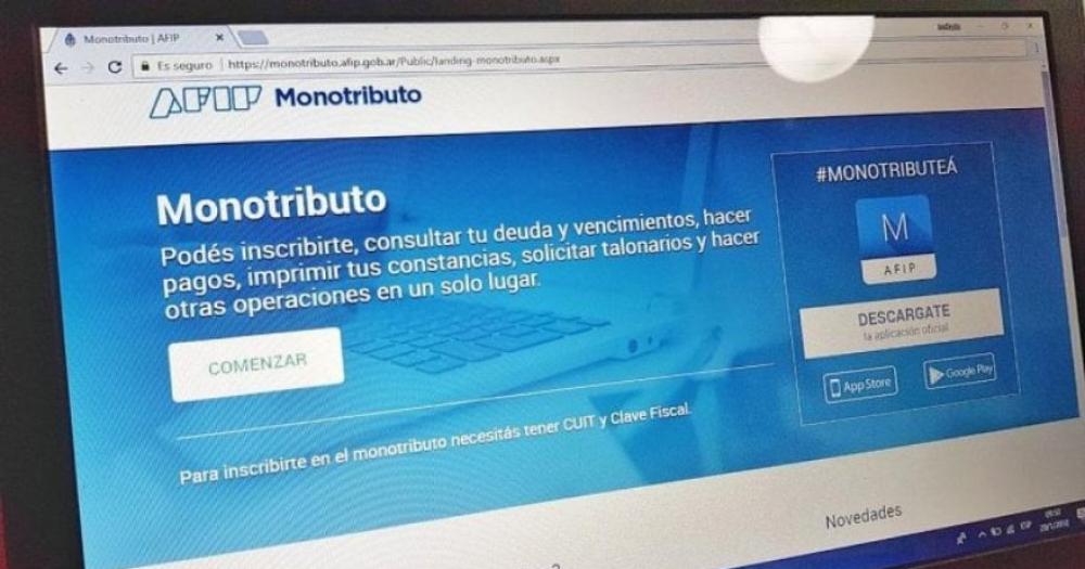 La AFIP actualizó los montos de facturación del monotributo