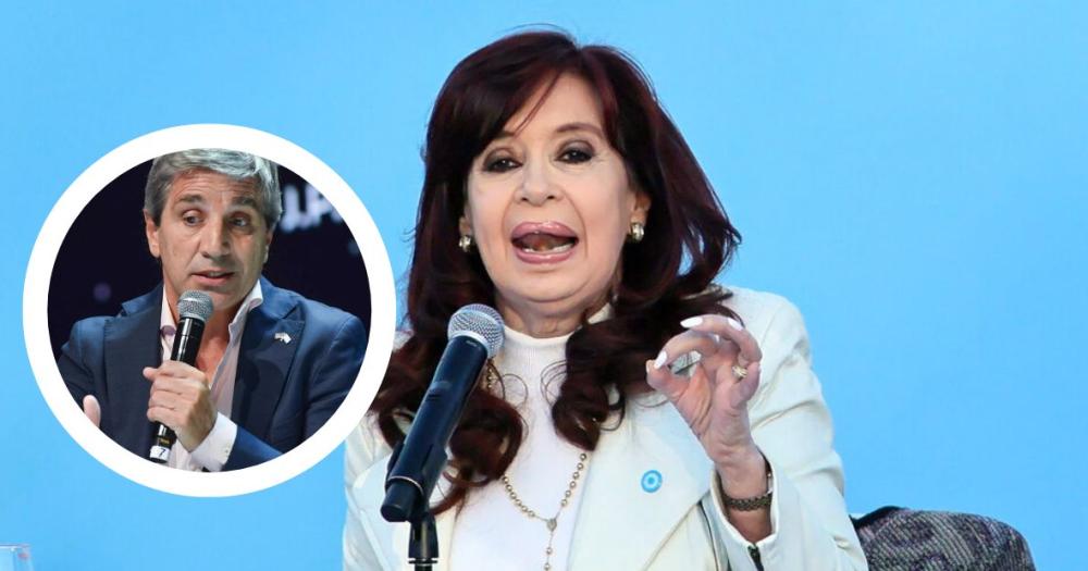 Cristina Kirchner cruzó con todo a Luis Caputo