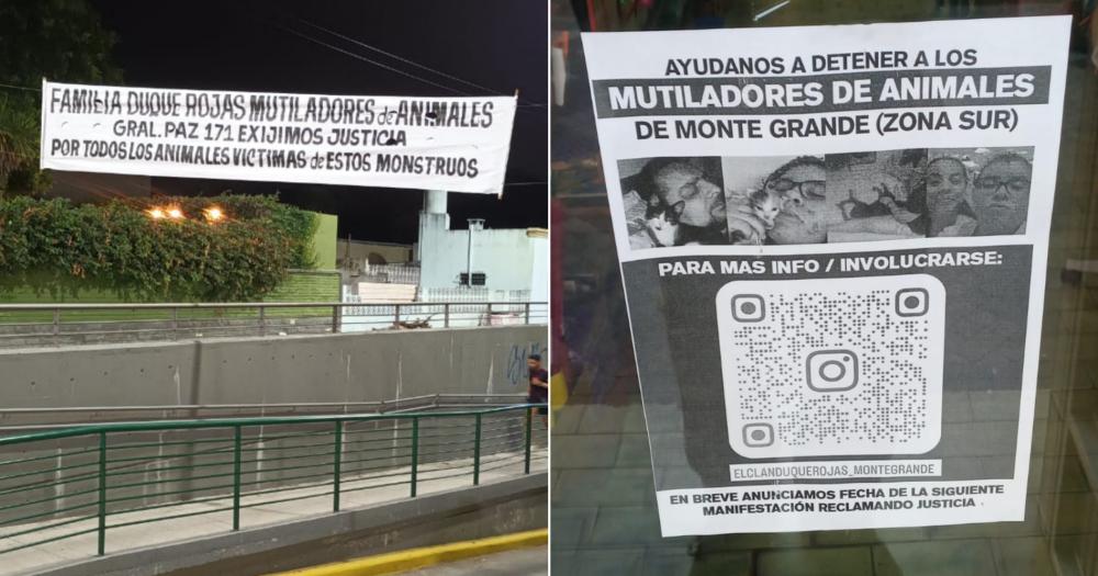 Pasacalles y afiches para alertar a la gente del barrio