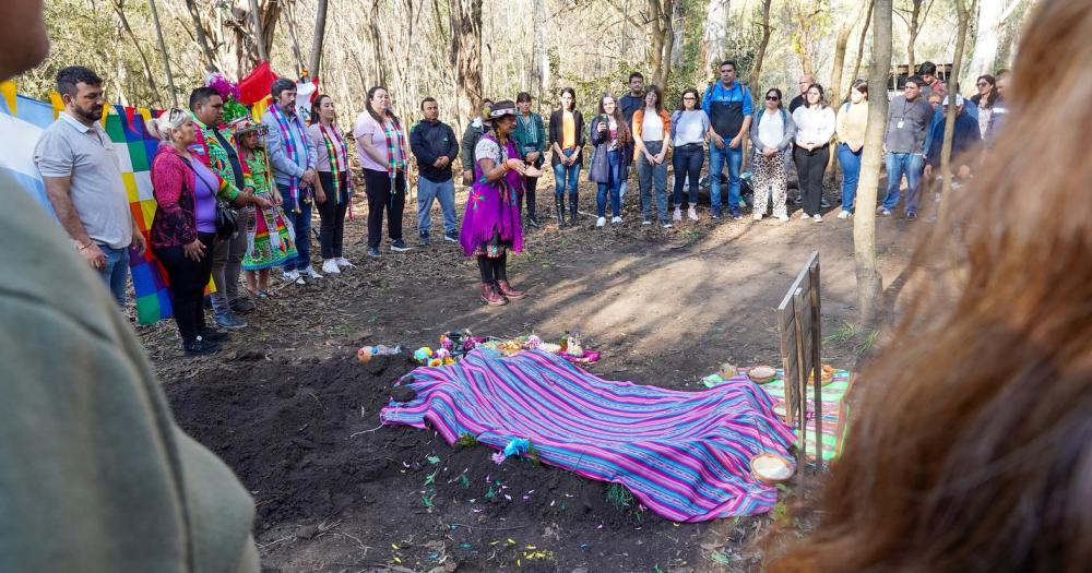 Celebran el Diacutea de la Pachamama en la Reserva Santa Catalina