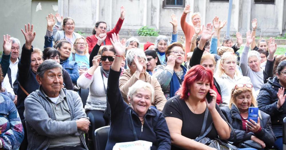 Participaron 150 integrantes de las comisiones directivas de centros de jubilados