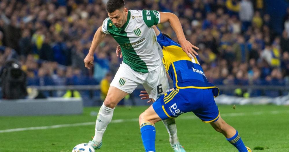 Guillermo Enrique  fue titular en Banfield ante Boca