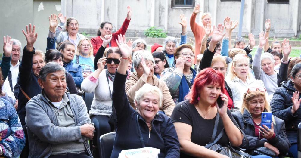 Participaron 150 integrantes de las comisiones directivas de centros de jubilados