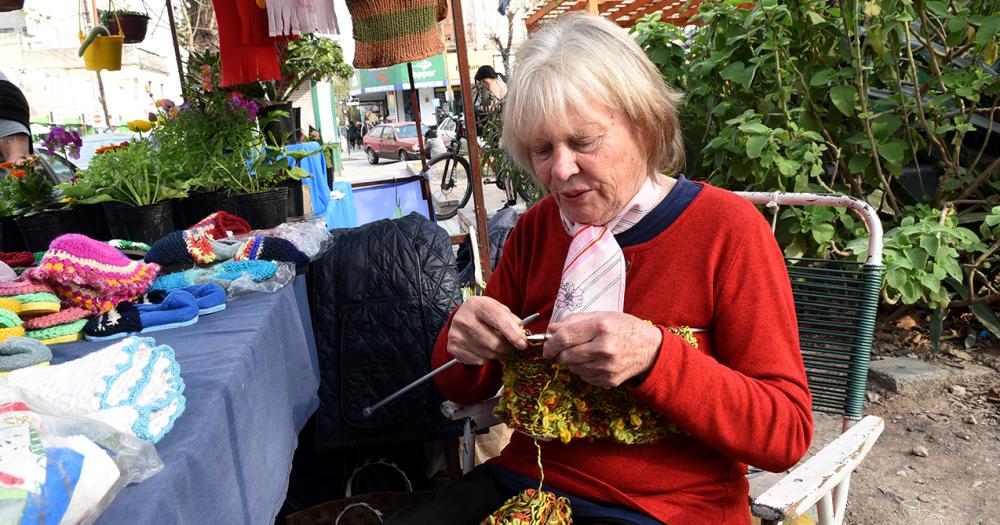 Irma la primera artesana de la feria de la Plaza del Campeoacuten- su historia