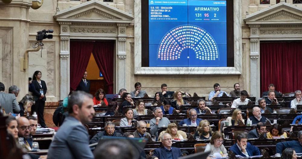 La Cmara de Diputados le dio media sanción al proyecto que busca declarar a la educación como Servicio estratégico esencial