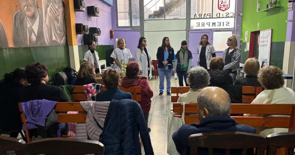 Operativo en el Centro de Jubilados Amigos para Siempre