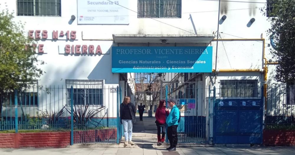 Ocurrió en la Escuela Secundaria Nº 15