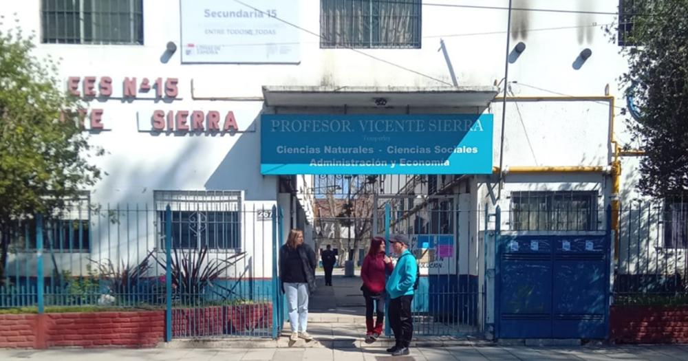 Ocurrió en la Escuela Secundaria Nº 15