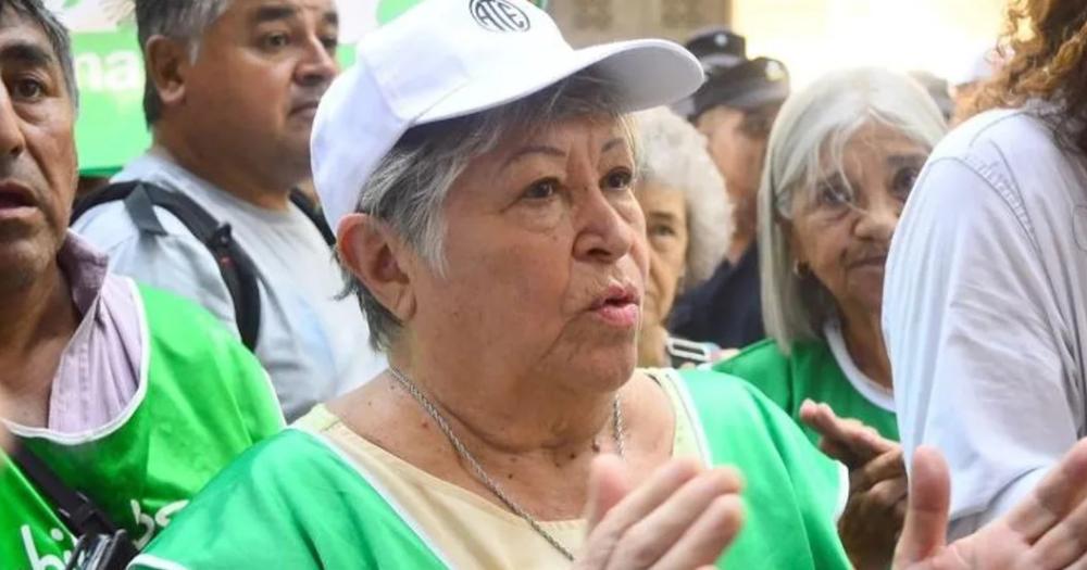 La titular del Centro de Jubilados y Pensionados de ATE expresó su angustia por la crítica situación