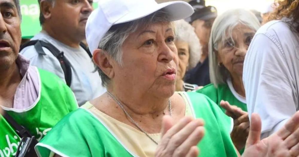 La titular del Centro de Jubilados y Pensionados de ATE expresó su angustia por la crítica situación