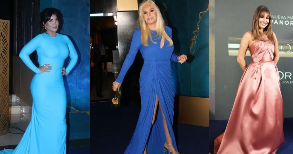 Los colores brillaron en los Martín Fierro Wanda Nara Susana Giménez y Pampita en la alfombra azul